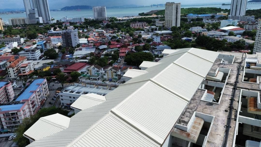 High-rise metal deck upgrade project by One Roof Solutions