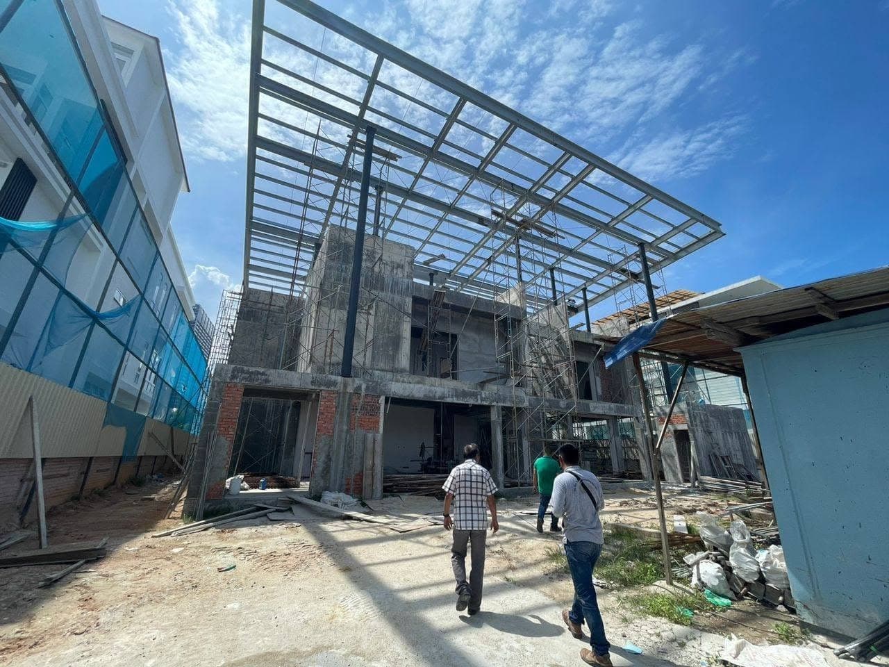 M/S steel structure roof frame project by One Roof Solutions