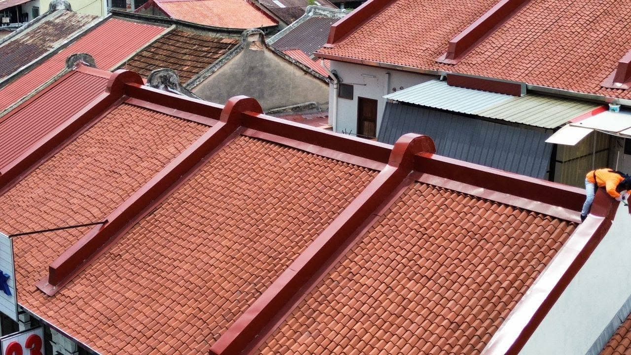 Roof capping and tile finish project by One Roof Solutions